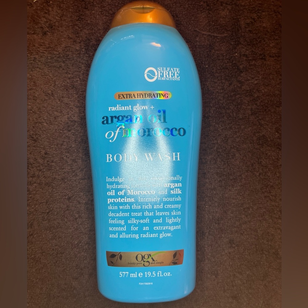 OGX Extra Hydrating Radiant Glow + Argan Oil Of Morocco Body Wash 19.5floz